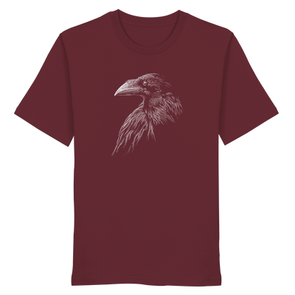 Kritzelkunst Rabe Krähe - Organic Shirt