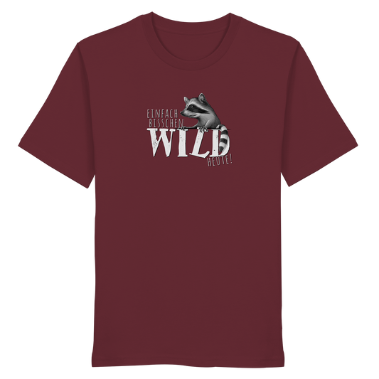 Bisschen wild heute! Waschbär - Organic Shirt