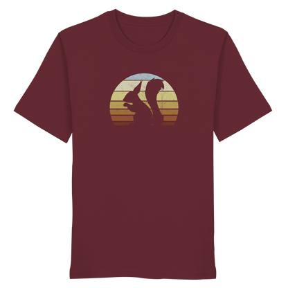 Retro Eichhörnchen Silhouette - Organic Shirt