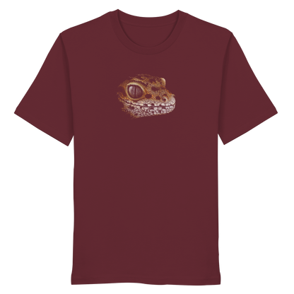 Leopard Gecko Skizze Kritzelkunst - Organic Shirt