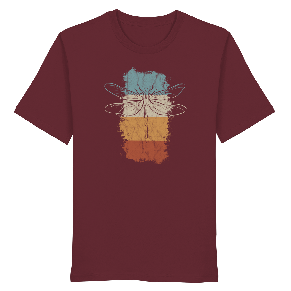 Retro Kunst Libelle | Vintage Dragonfly - Organic Shirt