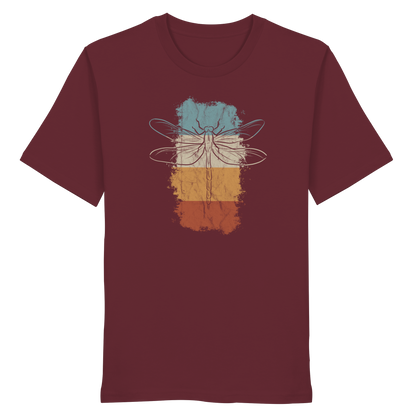 Retro Kunst Libelle | Vintage Dragonfly - Organic Shirt