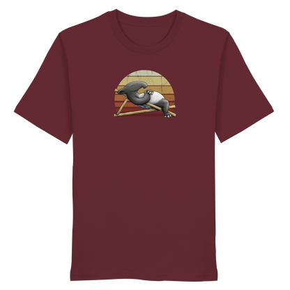 Lässiger Retro Sundown Tapir - Organic Shirt