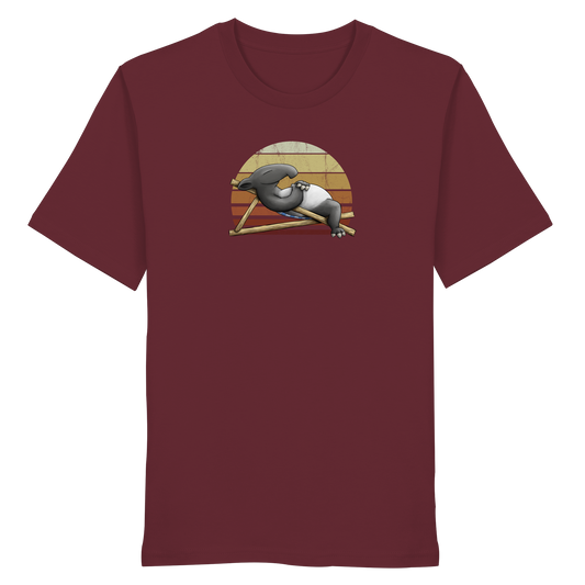 Lässiger Retro Sundown Tapir - Organic Shirt