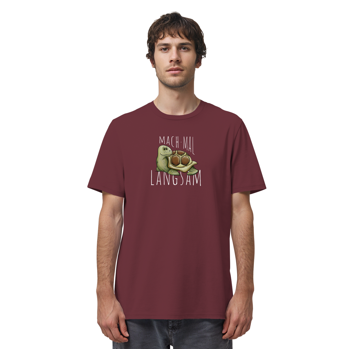Mach mal langsam Schildkröte - Organic Shirt