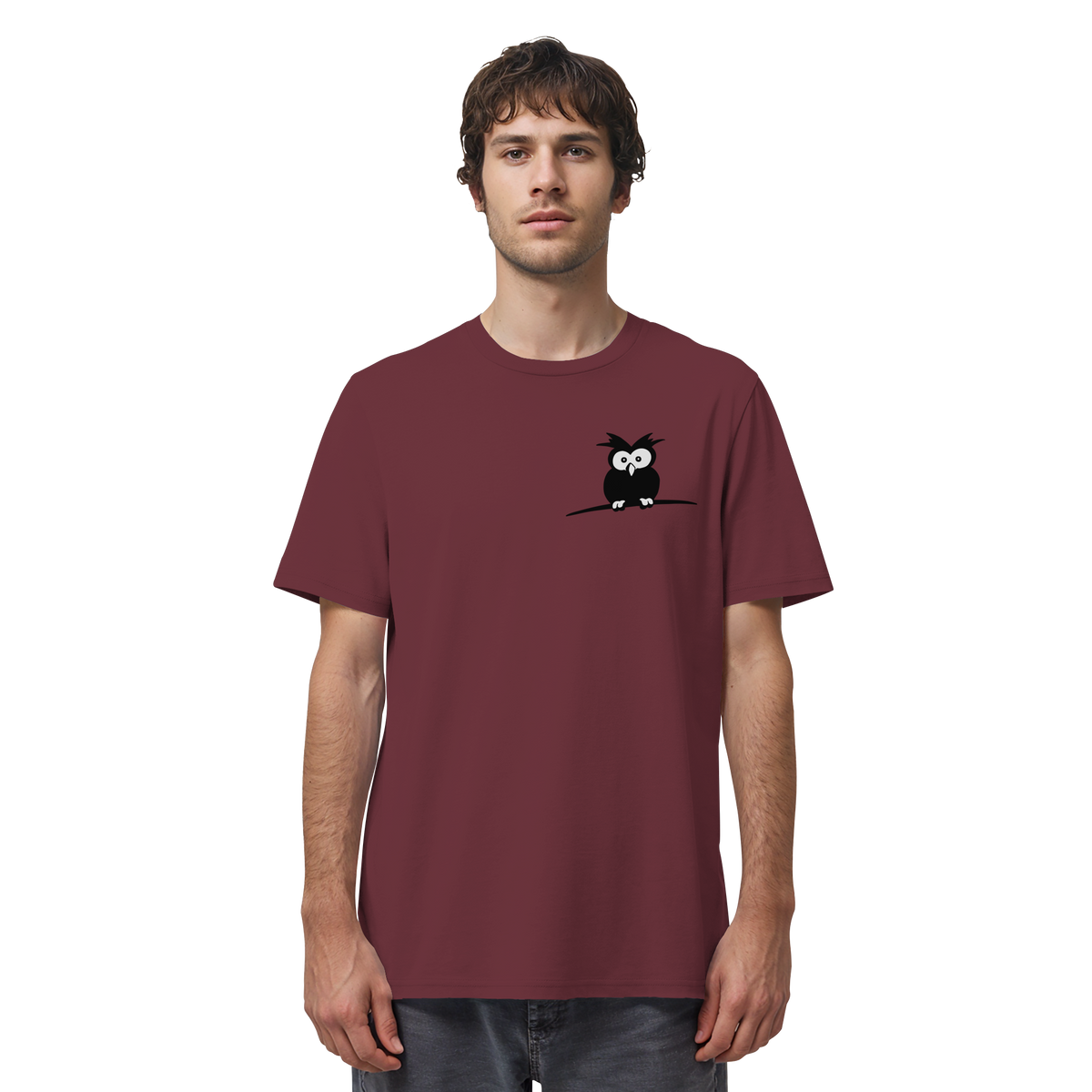 Kleine struppige Eule - Organic Shirt