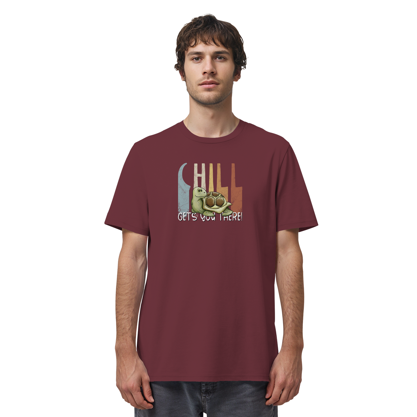 Gechillt gemütliche Schildkröte - Organic Shirt
