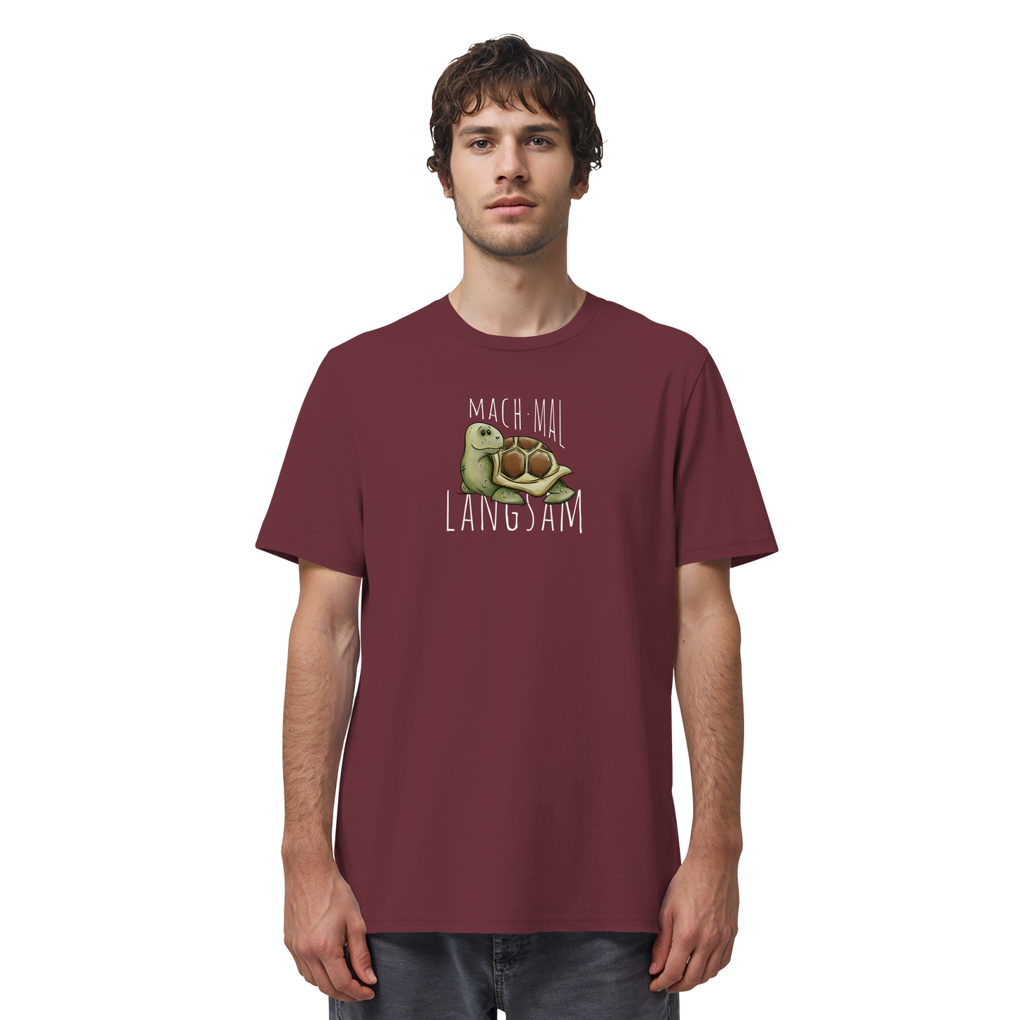 Mach mal langsam Schildkröte - Organic Shirt