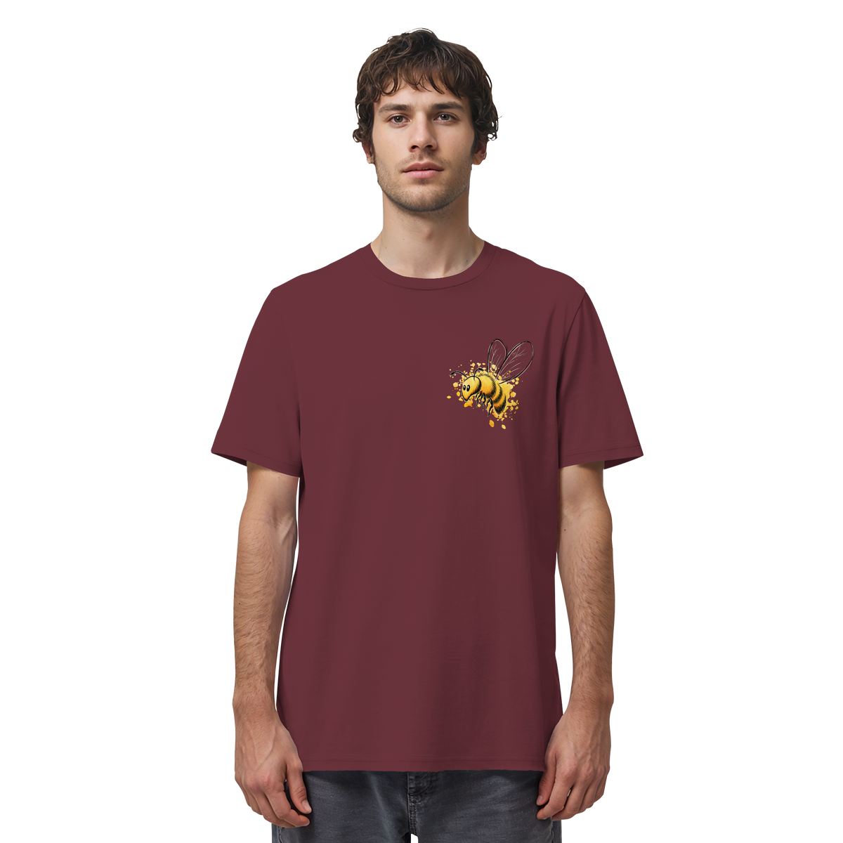 Lässige kleine Honig-Biene - Organic Shirt