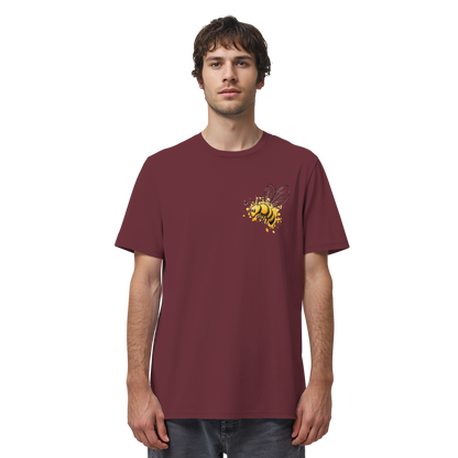 Lässige kleine Honig-Biene - Organic Shirt