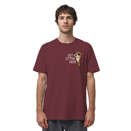Get Otter Here | Lustiger Otter Kalauer - Organic Shirt