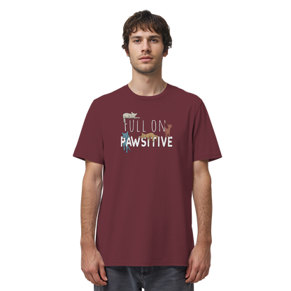 Full On Pawsitive! Gechillte Katzen - Organic Shirt