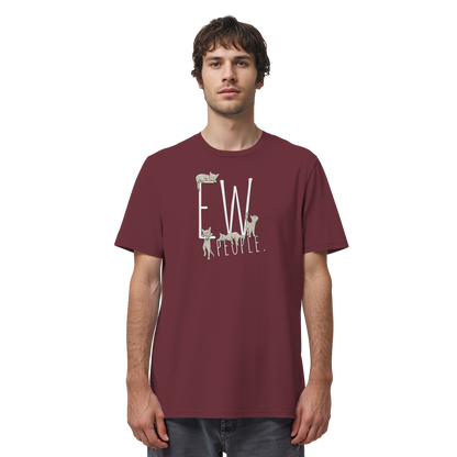 Ew, People. Sarkastische Katzen - Organic Shirt