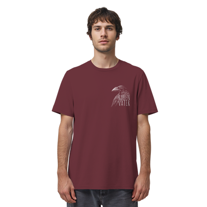 Rabenvater schwarzer Rabe Krähe - Organic Shirt