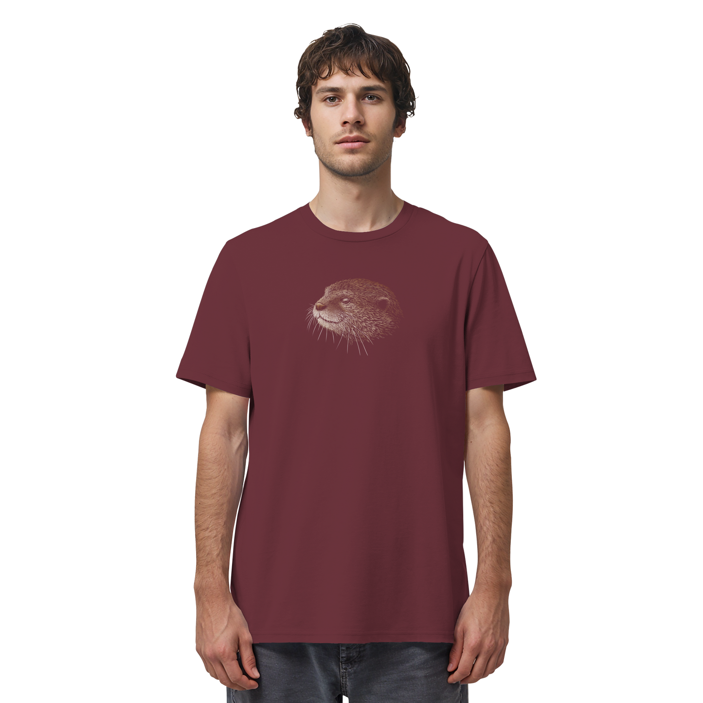 Otter Bleistift Zeichnung KritzelKunst - Organic Shirt
