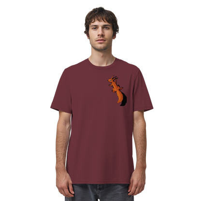 Süßes Eichhörnchen klettert - Organic Shirt