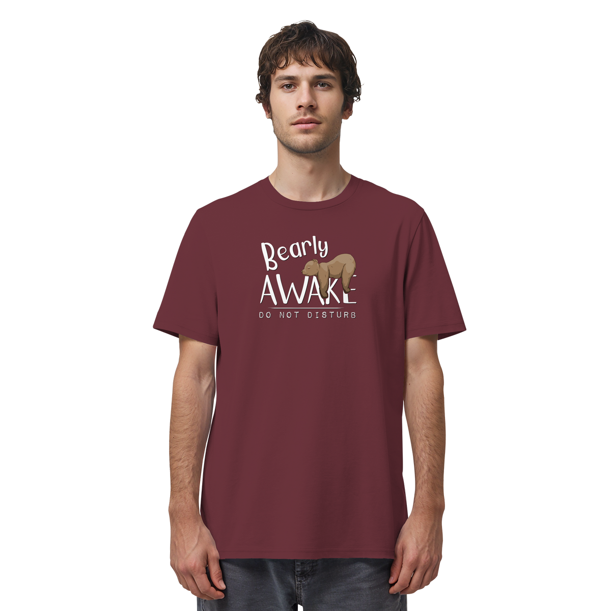 Bearly Awake Bitte nicht stören Bär - Organic Shirt