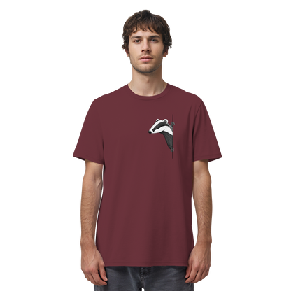 Lässiger Dachs Meister Grimbart - Organic Shirt