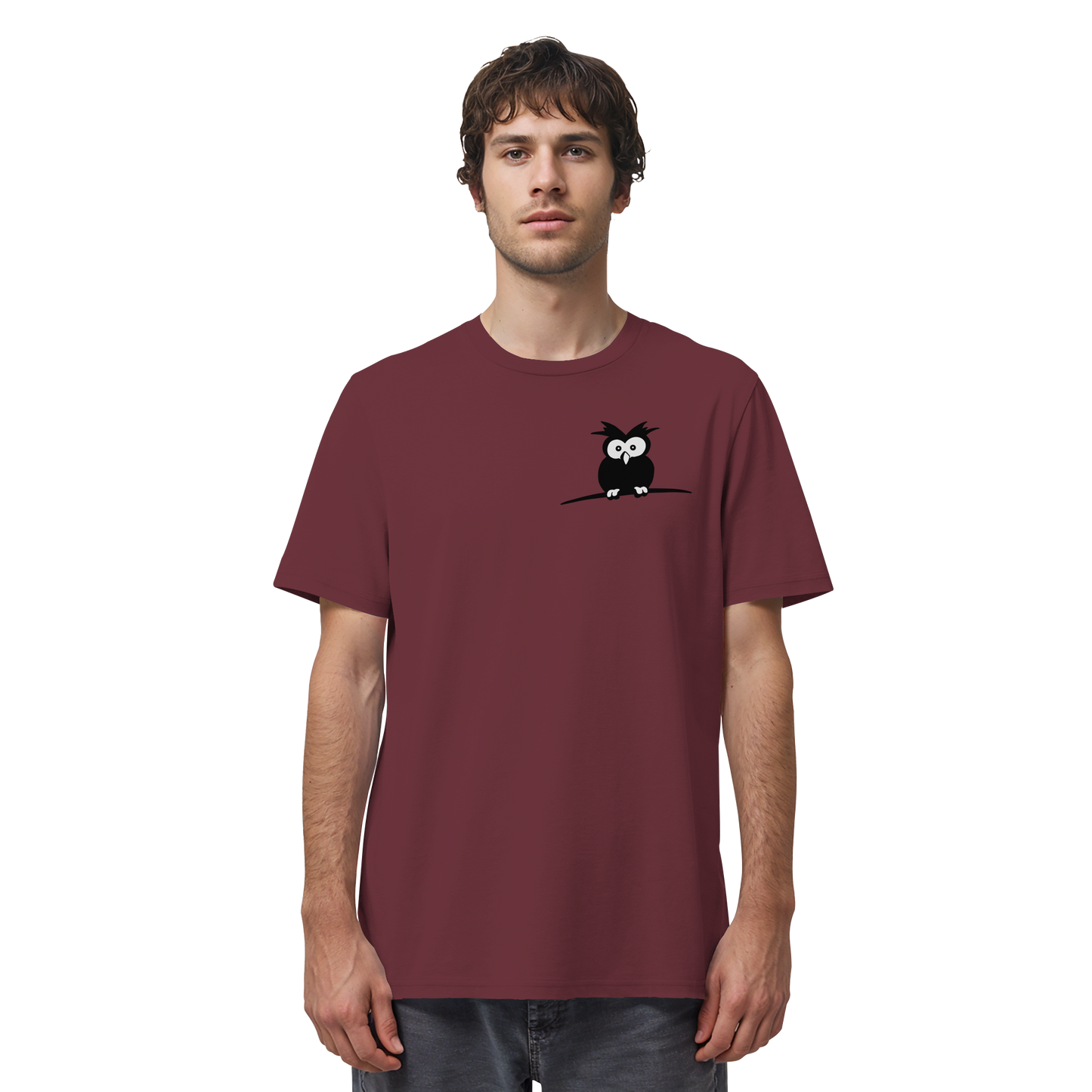 Kleine struppige Eule - Organic Shirt