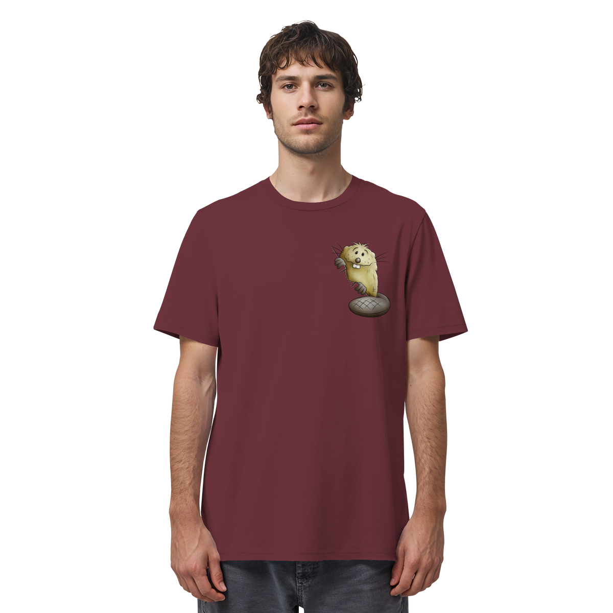 Lustiger frecher Biber - Organic Shirt