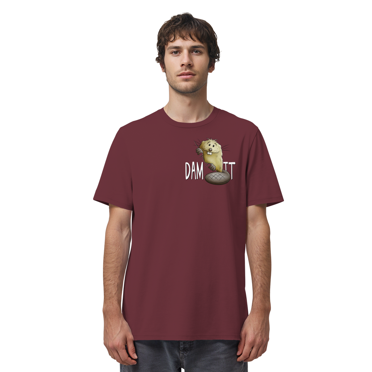 Dam It Verdammt Lustiger Biber - Organic Shirt
