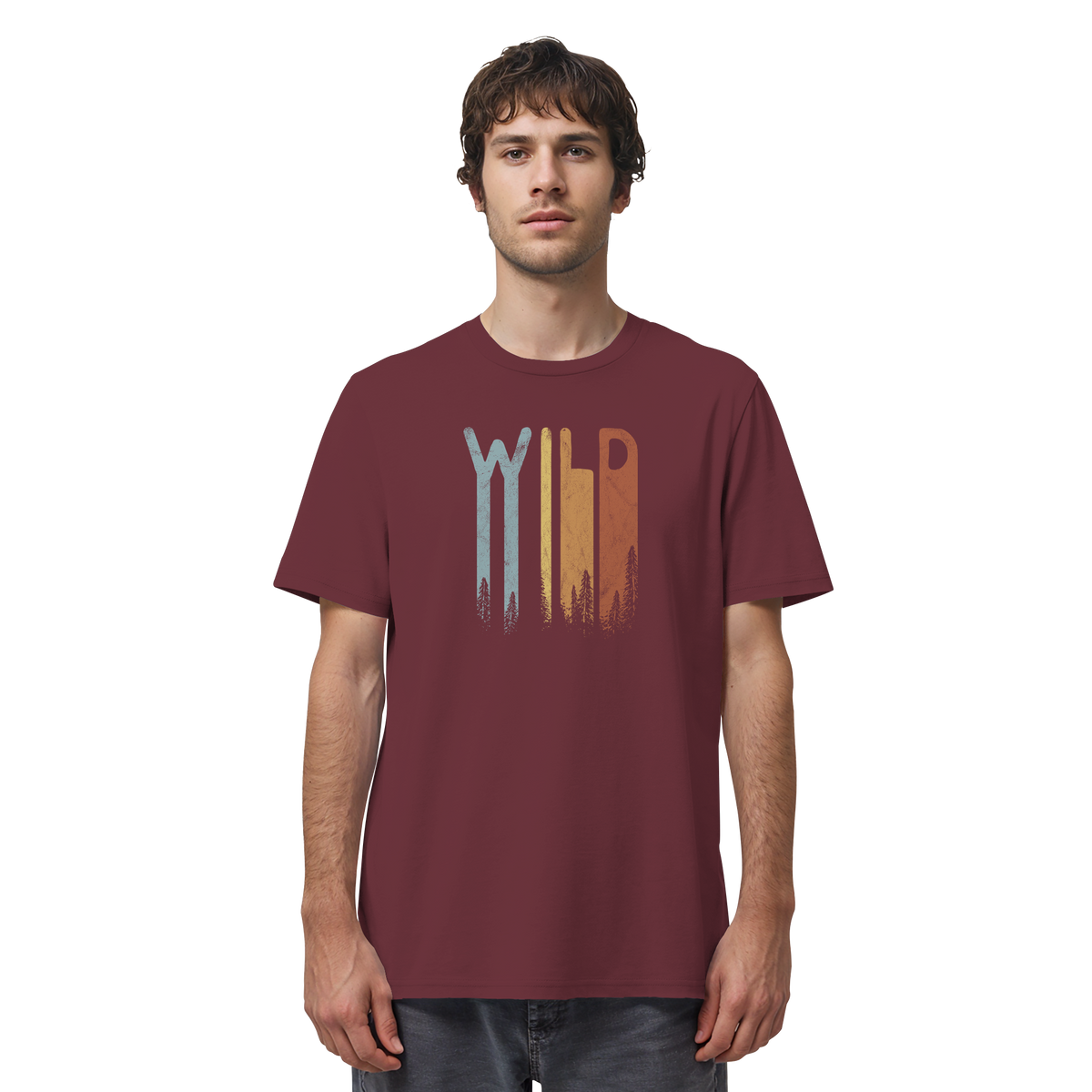 Wild Retro Schriftzug - Organic Shirt