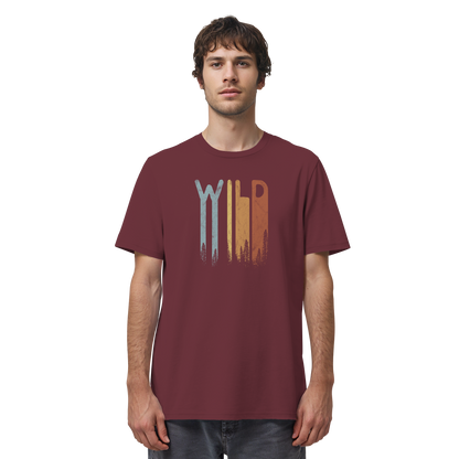 Wild Retro Schriftzug - Organic Shirt