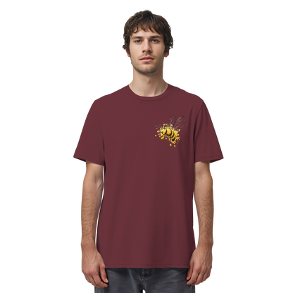 Lässige kleine Honig-Biene - Organic Shirt