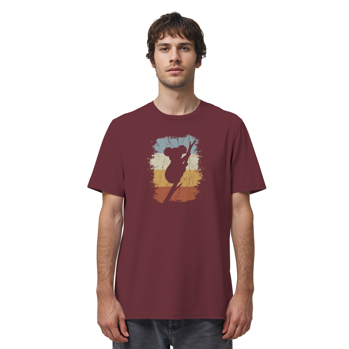 Retro kletternder Koala-Bär - Organic Shirt
