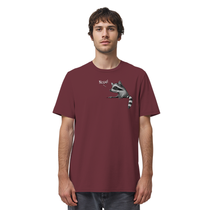 Nope! Frecher verwegener Waschbär - Organic Shirt
