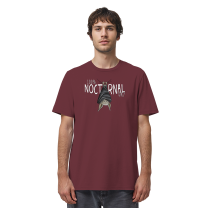 100% nachtaktive Fledermaus - Organic Shirt