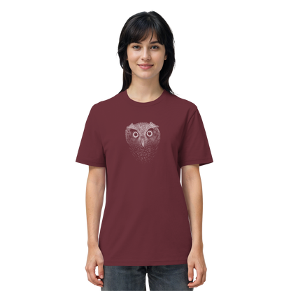 Eule Kritzelkunst Illustration - Organic Shirt