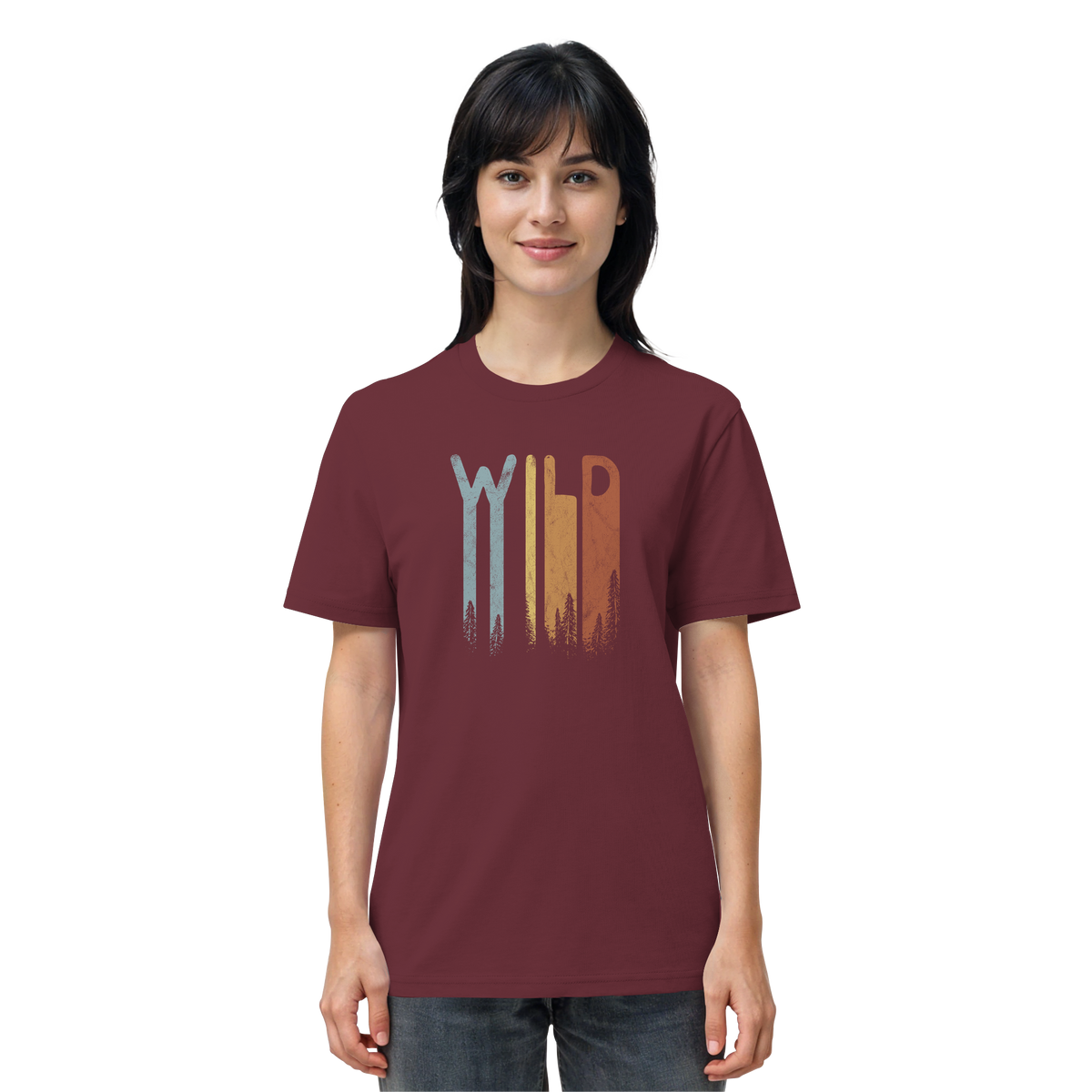 Wild Retro Schriftzug - Organic Shirt