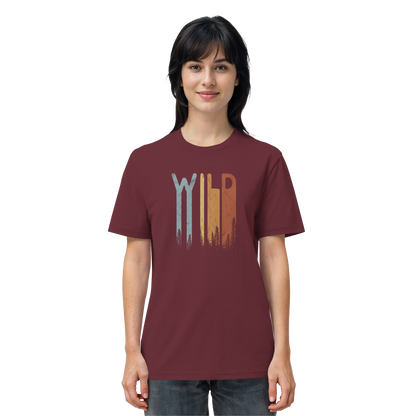 Wild Retro Schriftzug - Organic Shirt