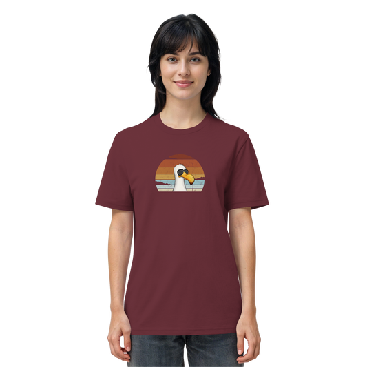 Cool lässige Retro Möwe - Organic Shirt