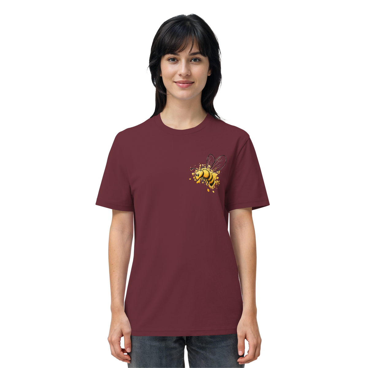 Lässige kleine Honig-Biene - Organic Shirt