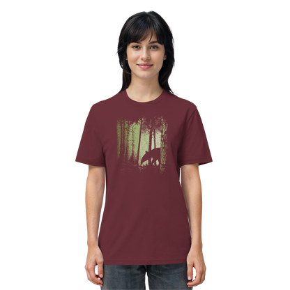Lässiger Tapir im Zwielicht Wald - Organic Shirt