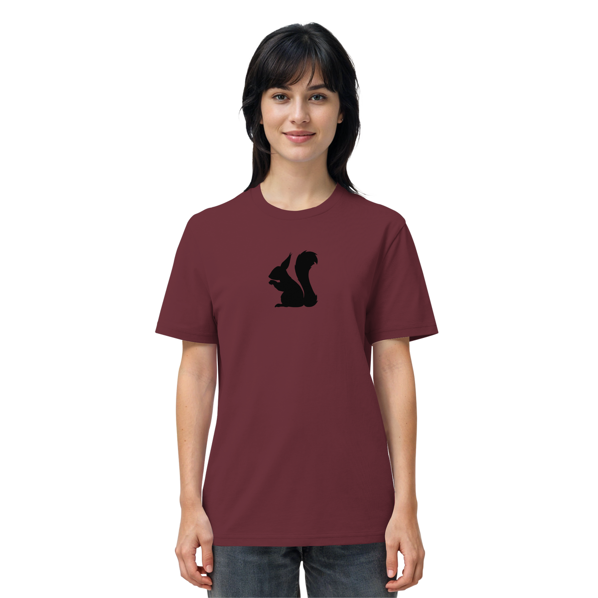 Eichhörnchen Silhouette - Organic Shirt