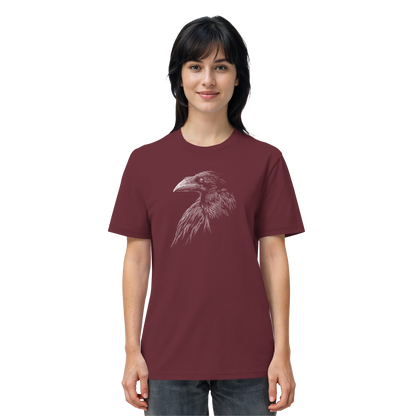 Kritzelkunst Rabe Krähe - Organic Shirt