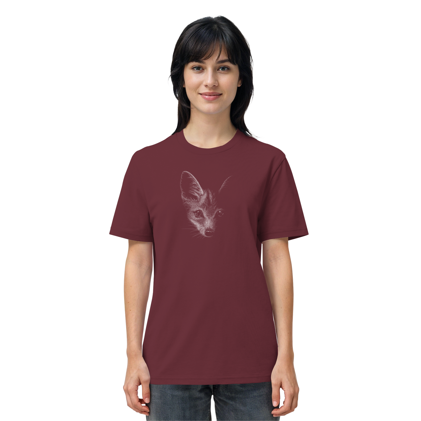 Fuchs Kritzelkunst Illustration - Organic Shirt