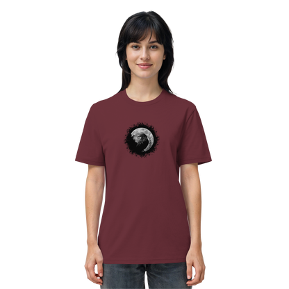 Schwarzer Rabe bei Vollmond  - Organic Shirt