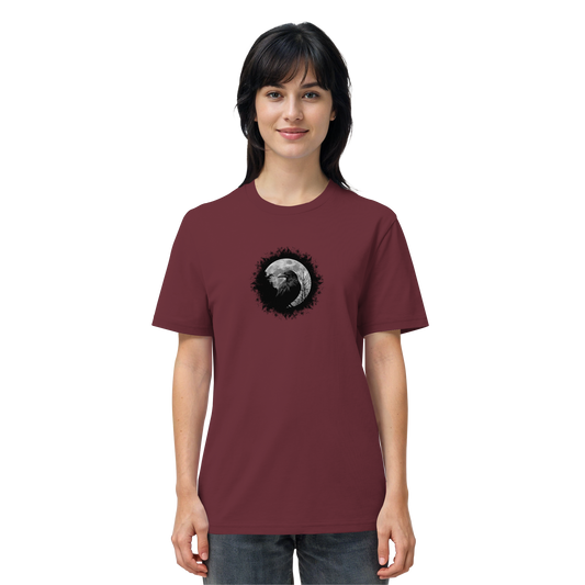 Schwarzer Rabe bei Vollmond  - Organic Shirt
