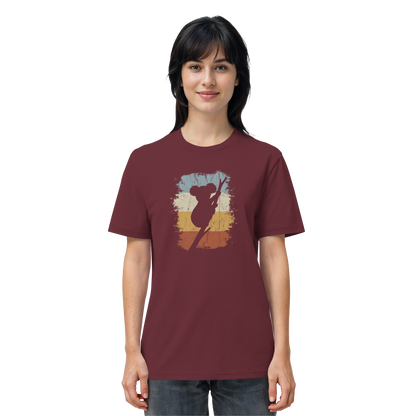 Retro kletternder Koala-Bär - Organic Shirt