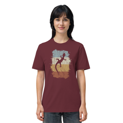 Retro Gecko Salamander Silhouette - Organic Shirt