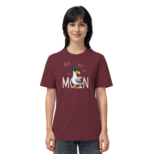 Moin Moin Lässige Hipster Möwe  - Organic Shirt
