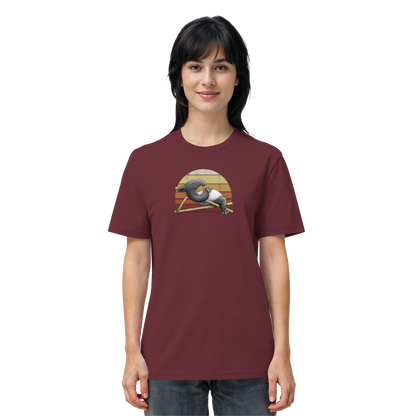 Lässiger Retro Sundown Tapir - Organic Shirt