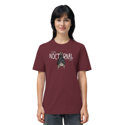 100% nachtaktive Fledermaus - Organic Shirt