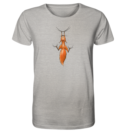 Rotes Eichhörnchen hängt ab - Organic Shirt