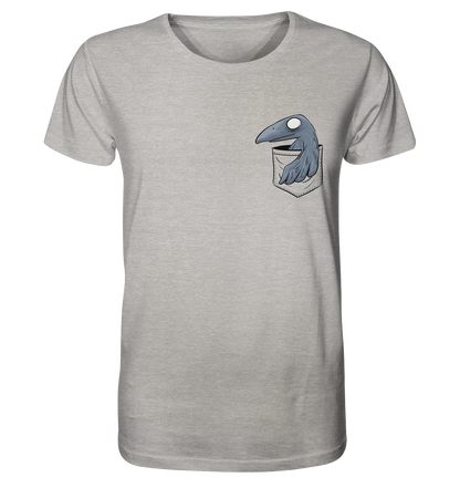 Grufti Rabe Krähe in der Tasche - Organic Shirt
