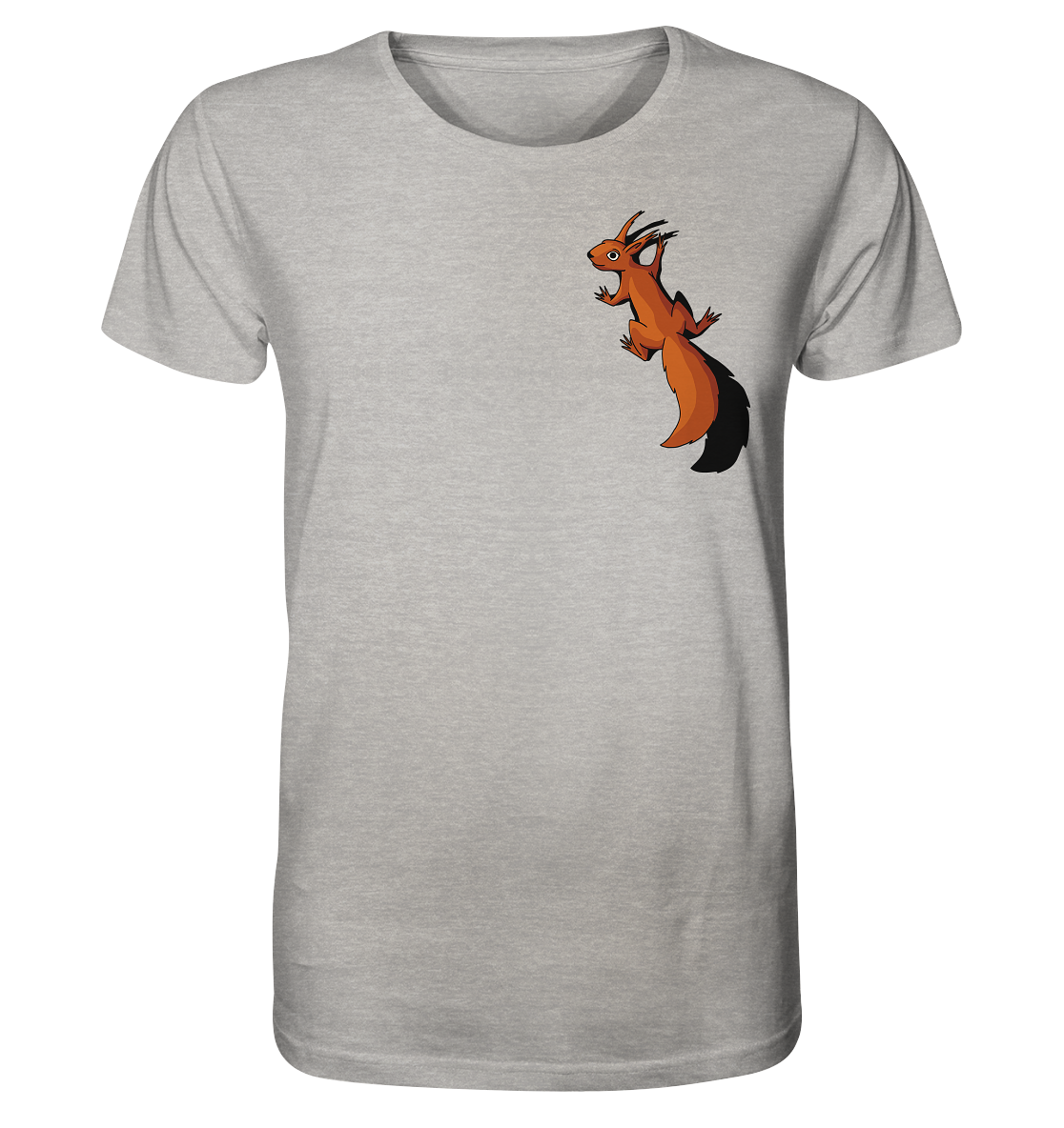 Süßes Eichhörnchen klettert - Organic Shirt